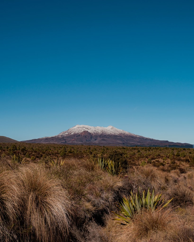 Mount Ruapehu in New Zealand