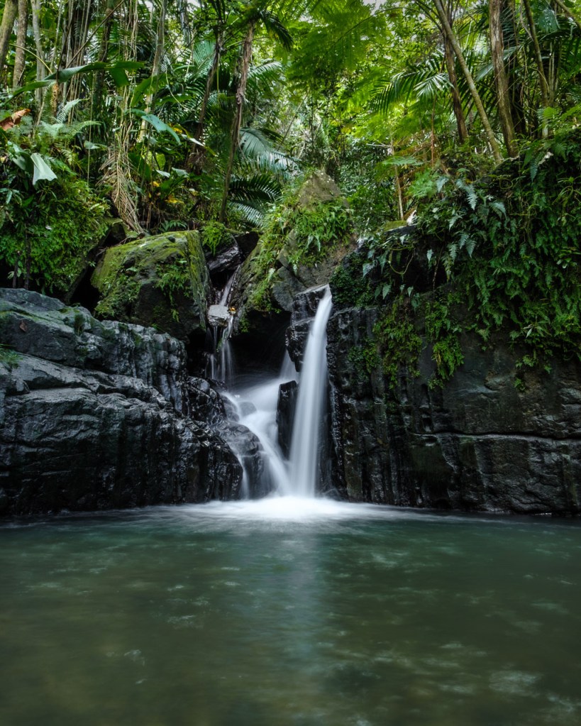 Waterfall in El Yunque, Puerto Rico