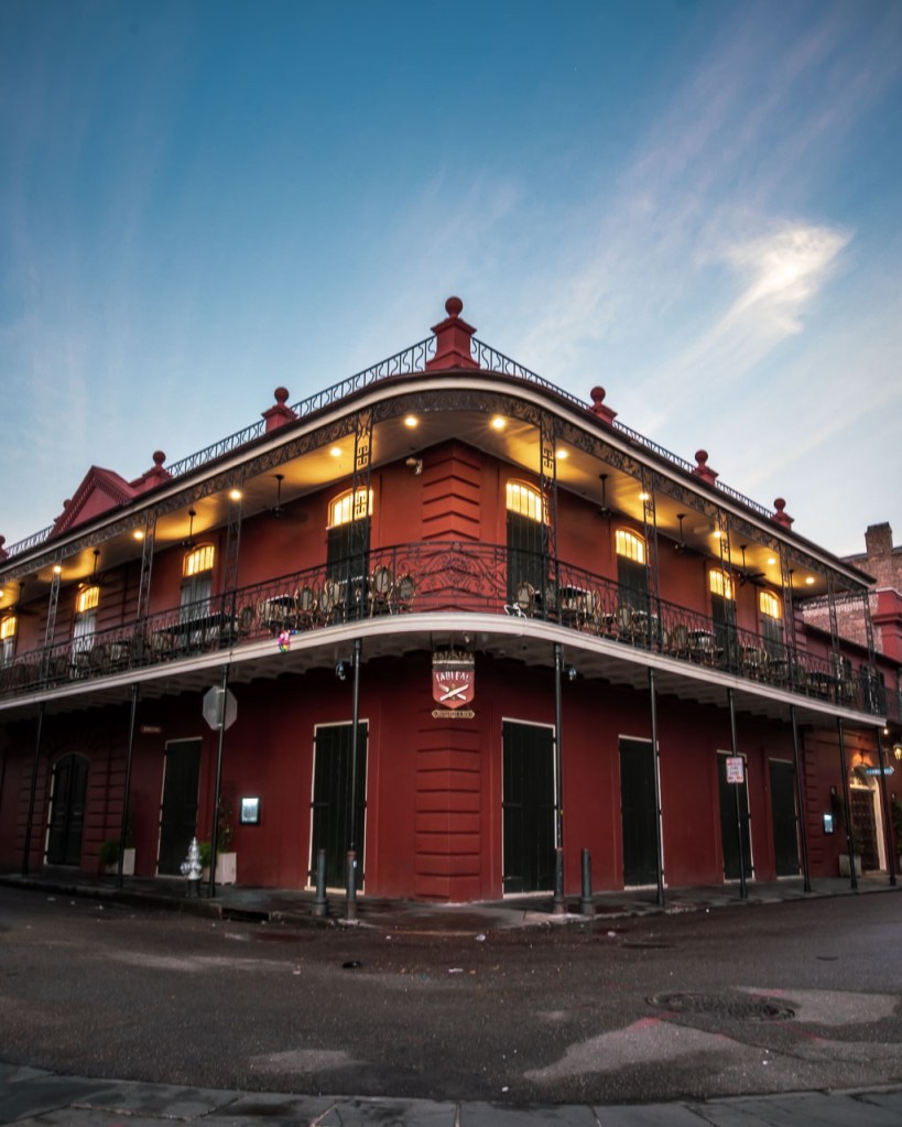 Photo of a building in the French Quarter of New Orleans